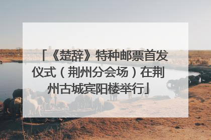 《楚辞》特种邮票首发仪式（荆州分会场）在荆州古城宾阳楼举行