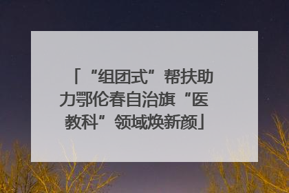 “组团式”帮扶助力鄂伦春自治旗“医教科”领域焕新颜