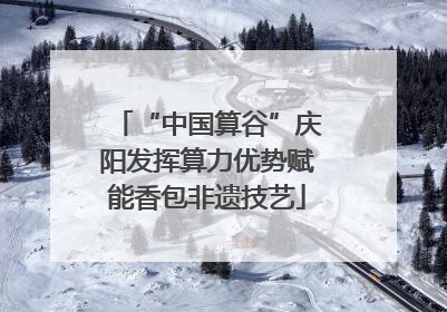 “中国算谷”庆阳发挥算力优势赋能香包非遗技艺