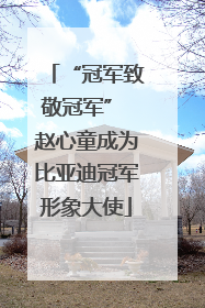 “冠军致敬冠军” 赵心童成为比亚迪冠军形象大使