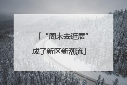 “周末去逛展”成了新区新潮流