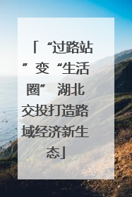 “过路站”变“生活圈” 湖北交投打造路域经济新生态