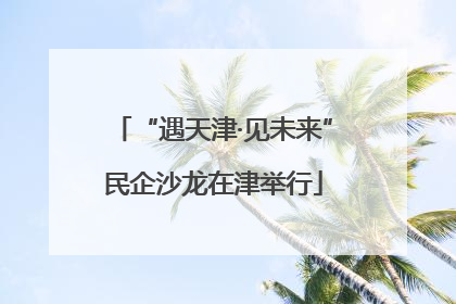 “遇天津·见未来”民企沙龙在津举行