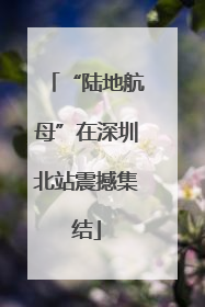 “陆地航母”在深圳北站震撼集结