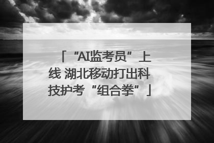 “AI监考员”上线 湖北移动打出科技护考“组合拳”
