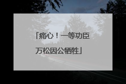 痛心！一等功臣万松因公牺牲
