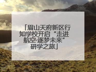 眉山天府新区行知学校开启“走进航空·逐梦未来”研学之旅