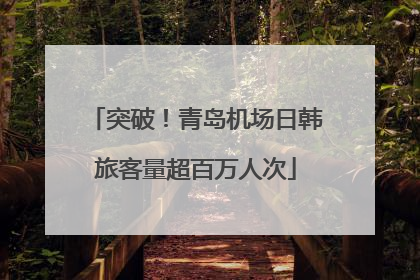 突破！青岛机场日韩旅客量超百万人次