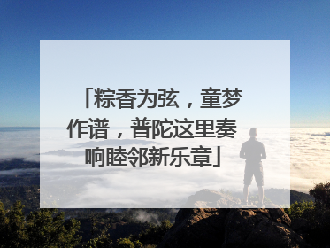 粽香为弦，童梦作谱，普陀这里奏响睦邻新乐章