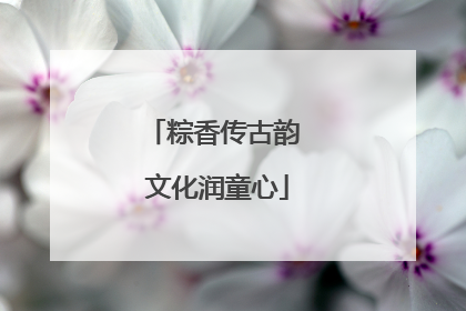 粽香传古韵 文化润童心