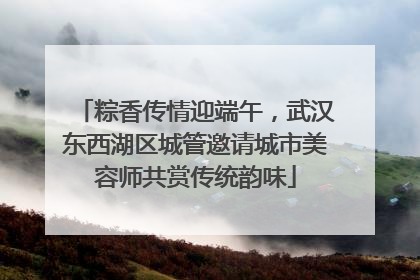 粽香传情迎端午，武汉东西湖区城管邀请城市美容师共赏传统韵味