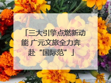 三大引擎点燃新动能 广元文旅全力奔赴“国际范”