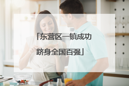 东营区一镇成功跻身全国百强