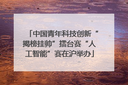中国青年科技创新“揭榜挂帅”擂台赛“人工智能”赛在沪举办
