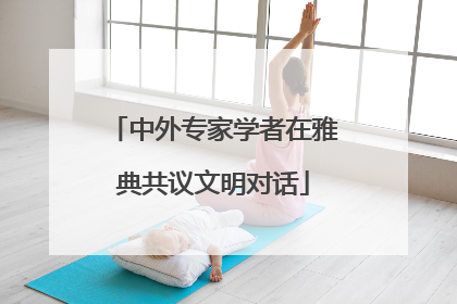 中外专家学者在雅典共议文明对话