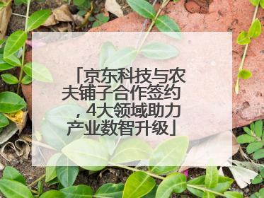 京东科技与农夫铺子合作签约，4大领域助力产业数智升级