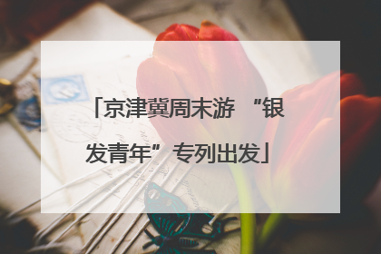 京津冀周末游 “银发青年”专列出发