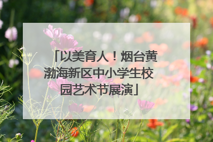 以美育人！烟台黄渤海新区中小学生校园艺术节展演
