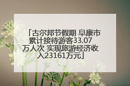 古尔邦节假期 阜康市累计接待游客33.07万人次 实现旅游经济收入23161万元