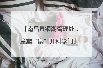 南昌县银湖管理处：童趣“扇”开科学门