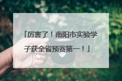 厉害了！南阳市实验学子获全省预赛第一！