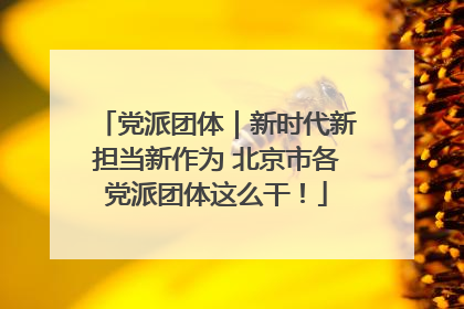 党派团体｜新时代新担当新作为 北京市各党派团体这么干！