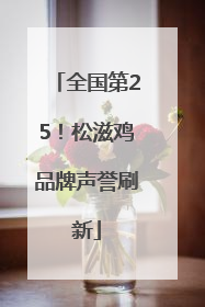 全国第25！松滋鸡品牌声誉刷新