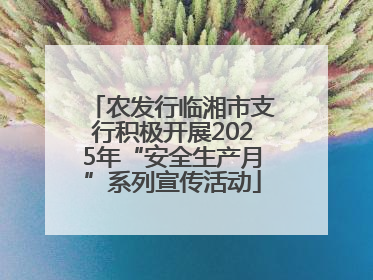 农发行临湘市支行积极开展2025年“安全生产月”系列宣传活动