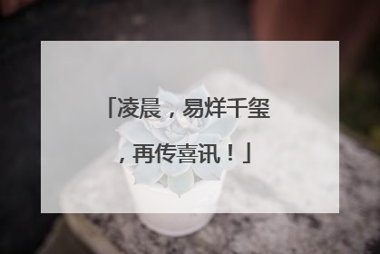 凌晨，易烊千玺，再传喜讯！