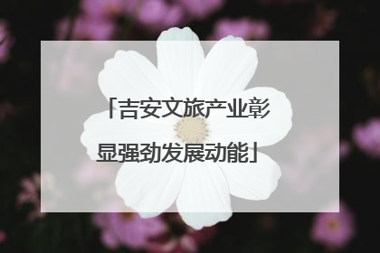 吉安文旅产业彰显强劲发展动能