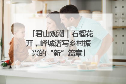 君山观潮｜石榴花开，峄城谱写乡村振兴的“新”篇章
