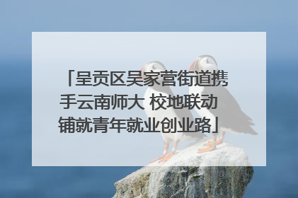 呈贡区吴家营街道携手云南师大 校地联动铺就青年就业创业路