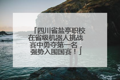 四川省盐亭职校在省级机器人挑战赛中勇夺第一名，强势入围国赛！
