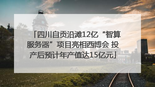 四川自贡沿滩12亿“智算服务器”项目亮相西博会 投产后预计年产值达15亿元