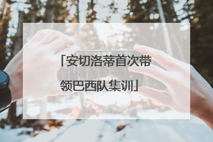 安切洛蒂首次带领巴西队集训
