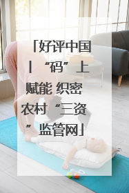好评中国丨“码”上赋能 织密农村“三资”监管网