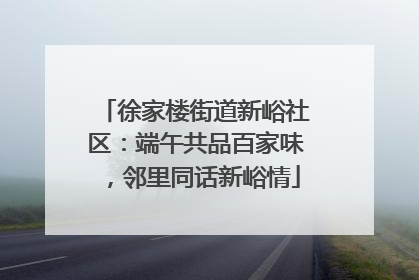 徐家楼街道新峪社区：端午共品百家味，邻里同话新峪情