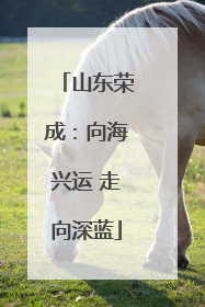 山东荣成：向海兴运 走向深蓝