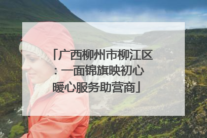 广西柳州市柳江区：一面锦旗映初心 暖心服务助营商