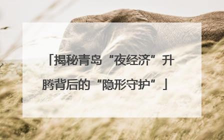 揭秘青岛“夜经济”升腾背后的“隐形守护”