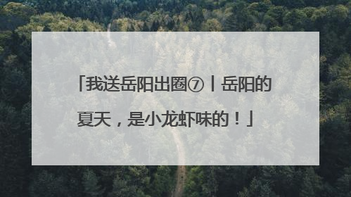 我送岳阳出圈⑦丨岳阳的夏天，是小龙虾味的！