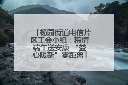 杨园街道电信片区工会小组：粽情端午送安康 “益心暖新”零距离