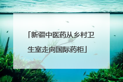 新疆中医药从乡村卫生室走向国际药柜