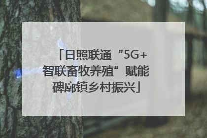 日照联通“5G+智联畜牧养殖”赋能碑廓镇乡村振兴