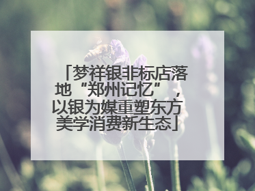 梦祥银非标店落地“郑州记忆”，以银为媒重塑东方美学消费新生态