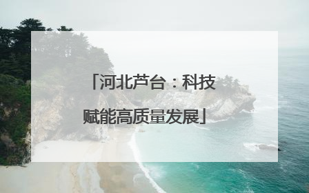 河北芦台：科技赋能高质量发展