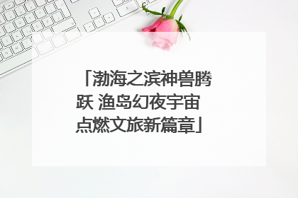 渤海之滨神兽腾跃 渔岛幻夜宇宙点燃文旅新篇章