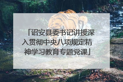 诏安县委书记讲授深入贯彻中央八项规定精神学习教育专题党课