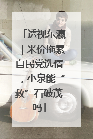 透视东瀛｜米价拖累自民党选情，小泉能“救”石破茂吗