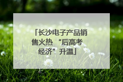长沙电子产品销售火热 “后高考经济”升温